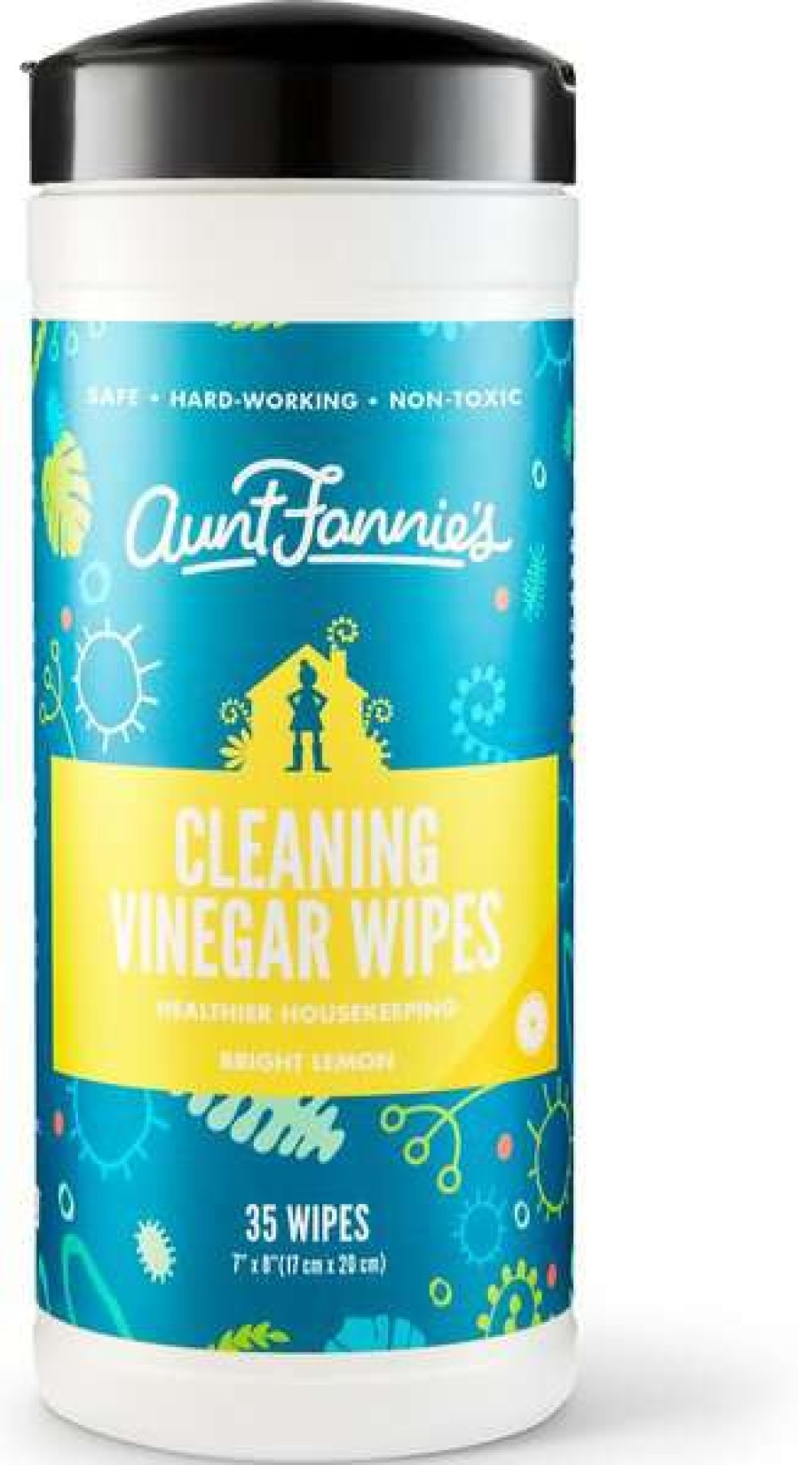 Cleaning & Potty * | Aunt Fannie'S Cleaning Vinegar Bright Lemon Wipes, 35 Count Store