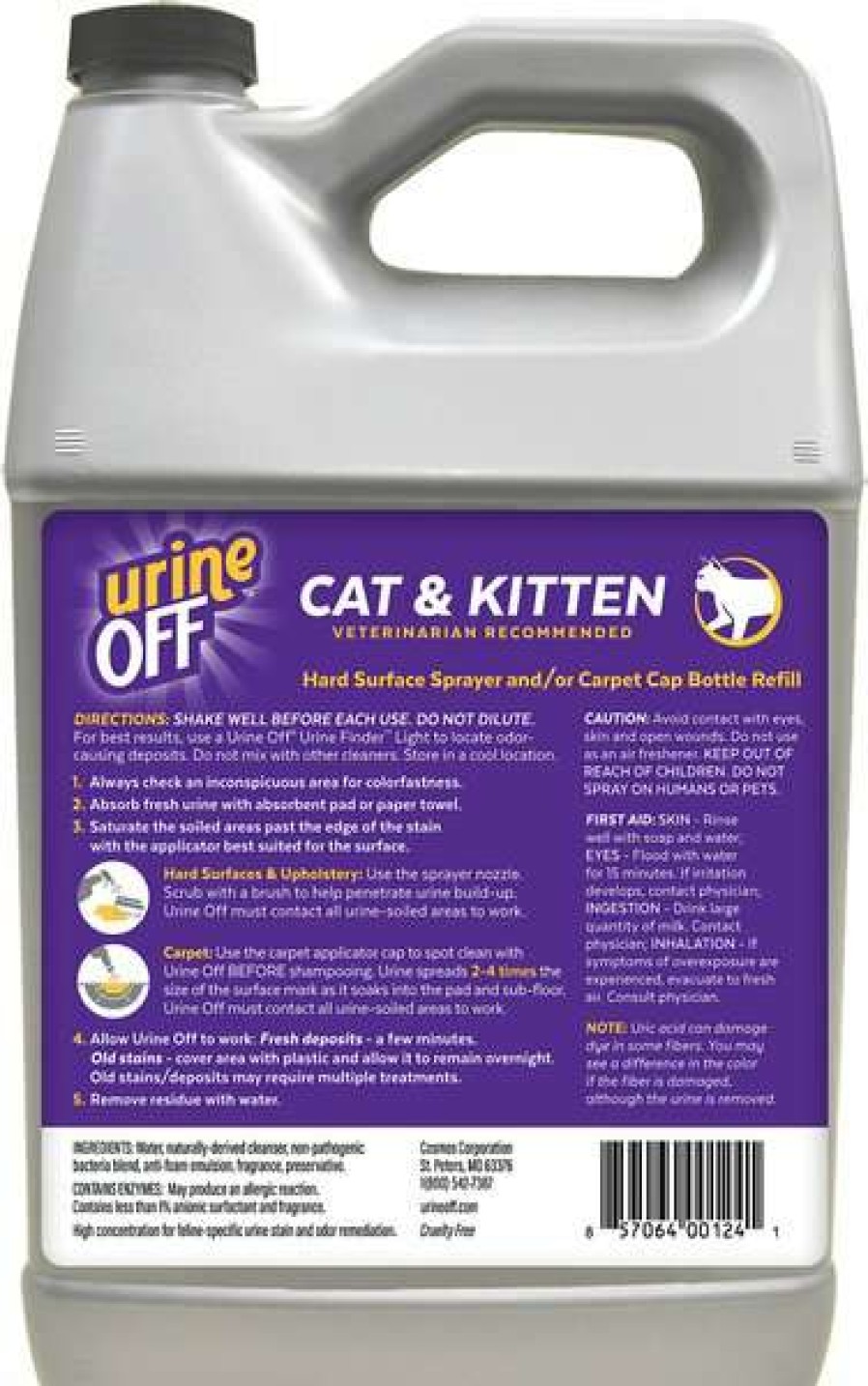 Cat * | Urine Off Cat & Kitten Formula, 1-Gal Bottle Outlet