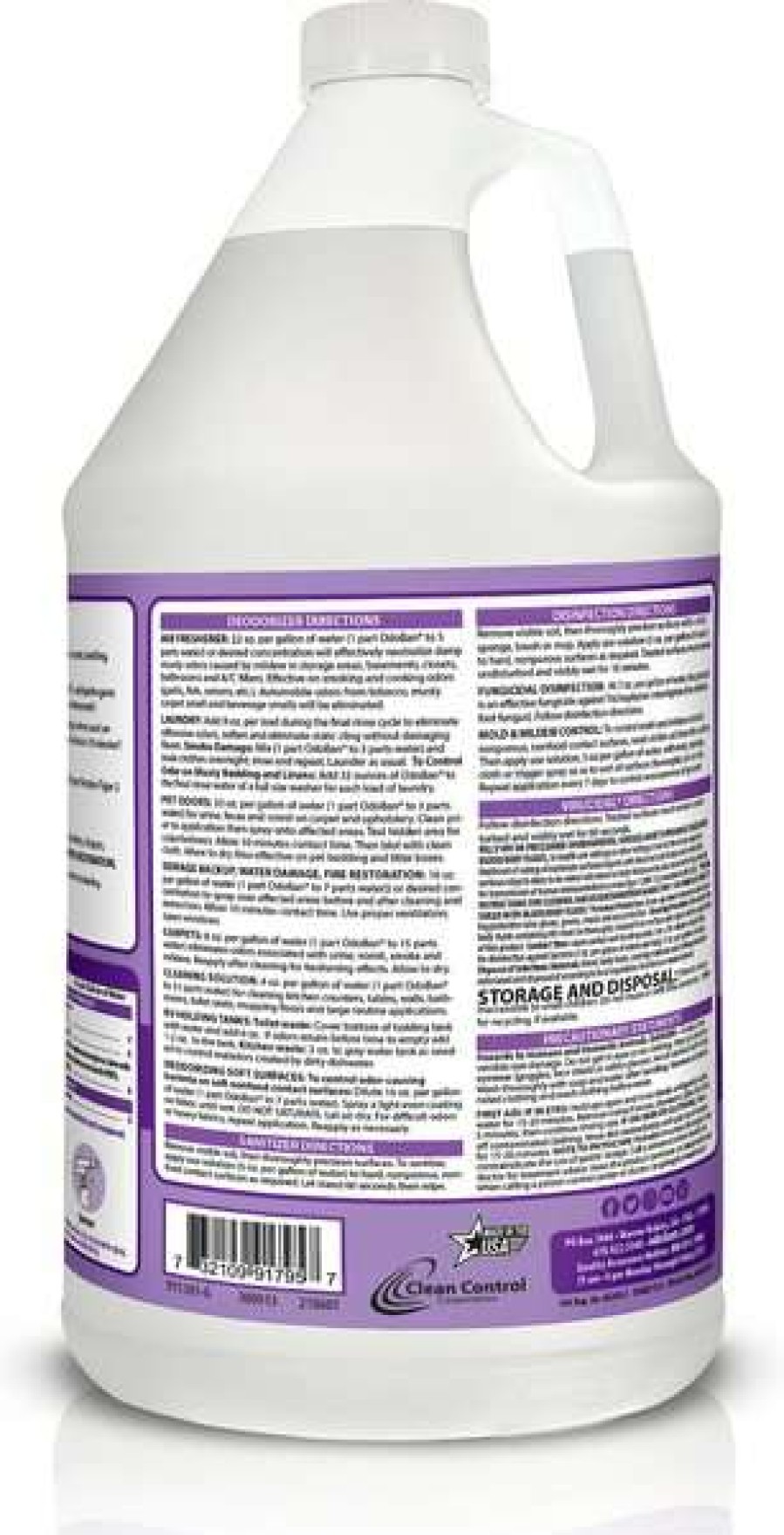 Cleaning & Potty * | Odoban Disinfectant Laundry & Air Freshener Concentrate, Lavender Scent, 1-Gal Bottle Store