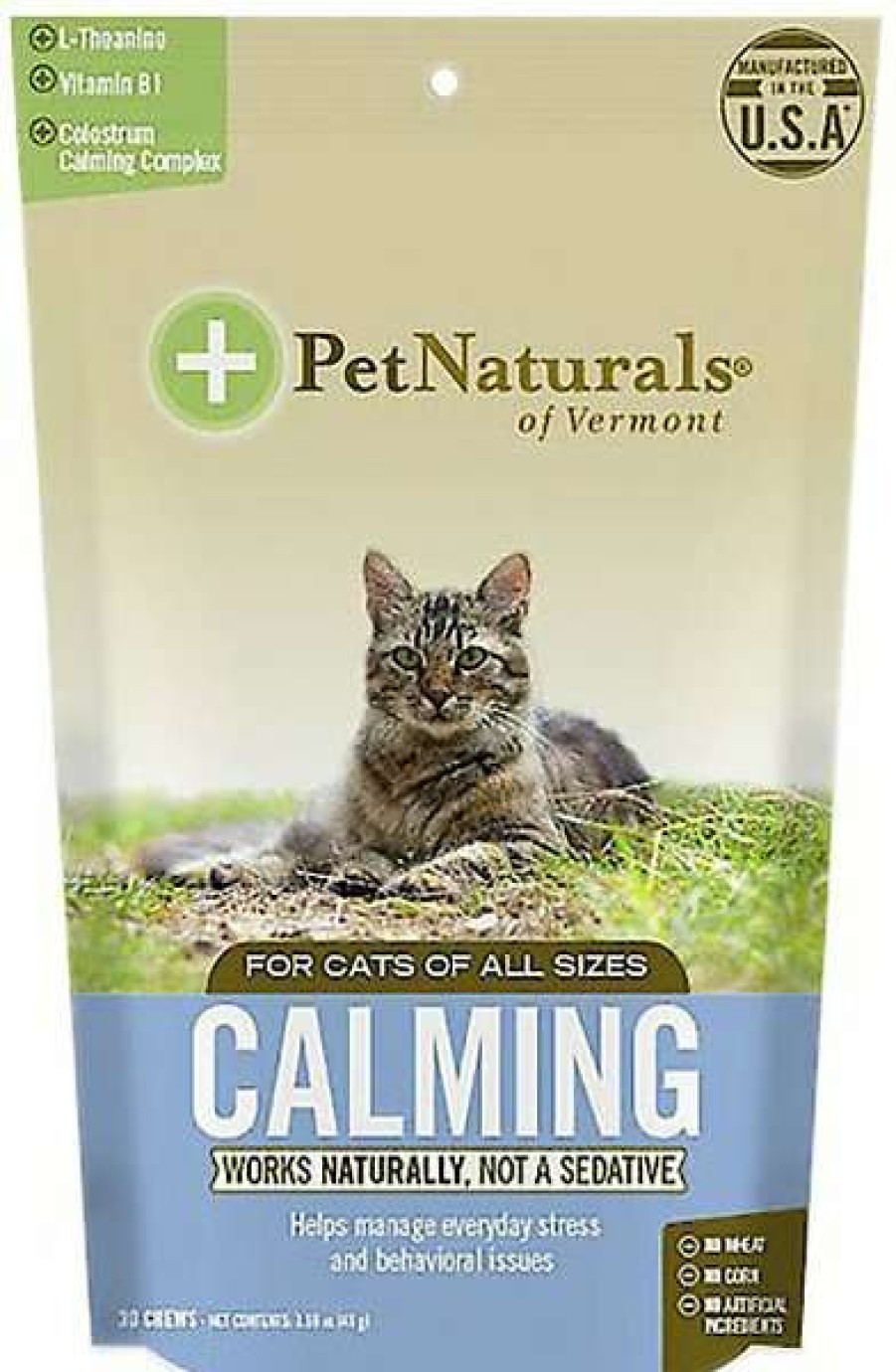 Cat * | Bundle: Pet Naturals Calming Cat Chews, 30 Count + Sentry Good Behavior Calming Collar For Cats, Up To 15-In Neck, 1 Count Free Delivery