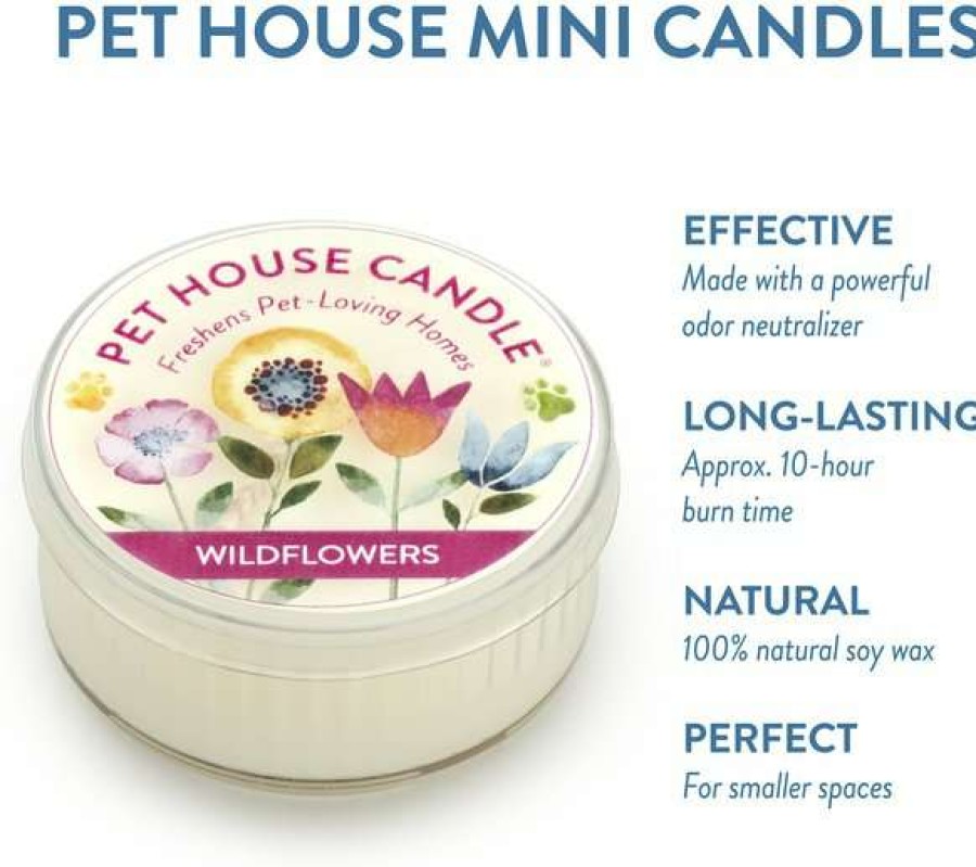 Home Goods * | Pet House Wildflowers Natural Soy Candle, 1.5-Oz Jar Shop