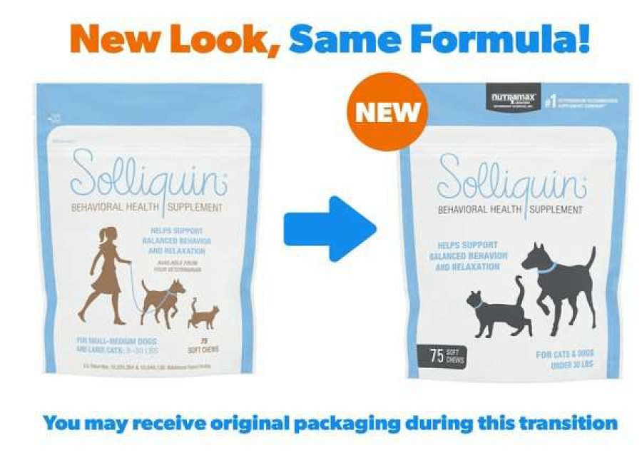 Cat * | Nutramax Solliquin Soft Chews Calming Supplement For Cats & Dogs, 75 Count Sale