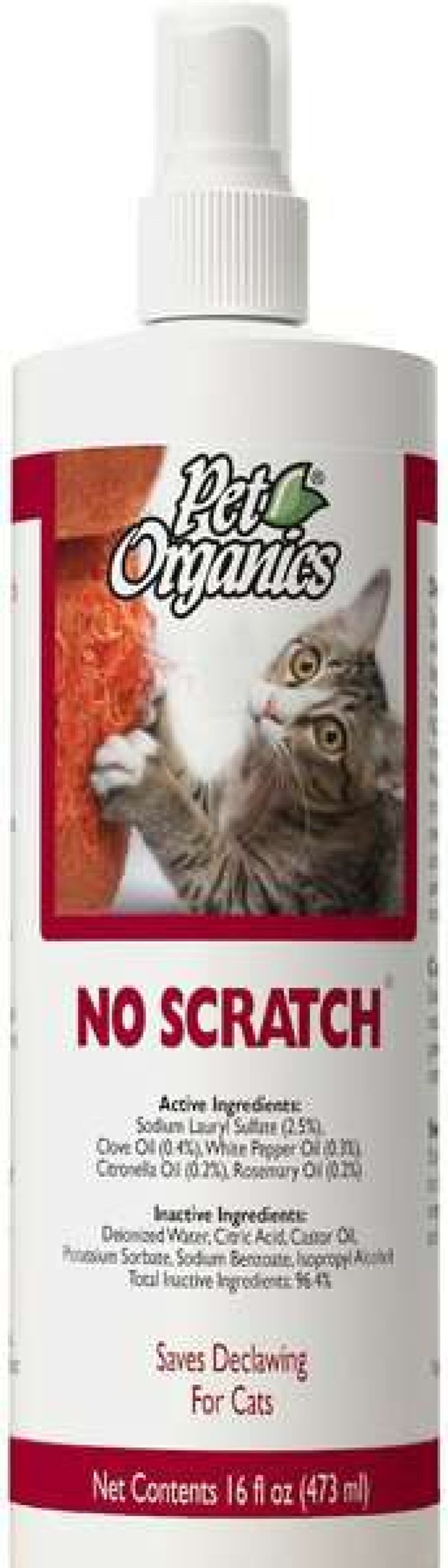 Cat * | Naturvet Pet Organics No Scratch For Cats, 16-Oz Bottle Store