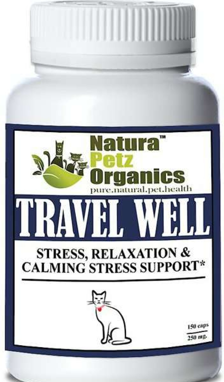 Cat * | Natura Petz Organics Travel Well* Stress, Relaxation & Calming Support* Cat Supplement, 150 Count Discount