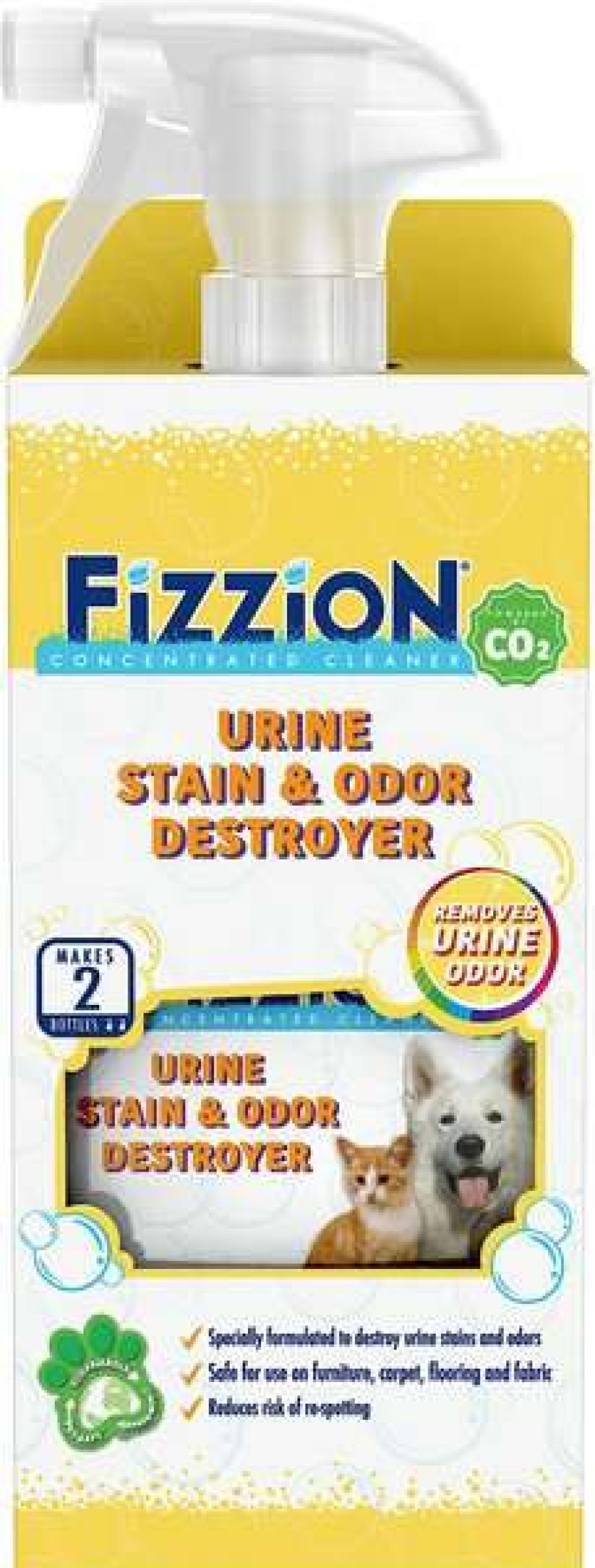 Cleaning & Potty * | Fizzion Urine Stain & Pet Odor Destroyer, 23-Oz Bottle Sale