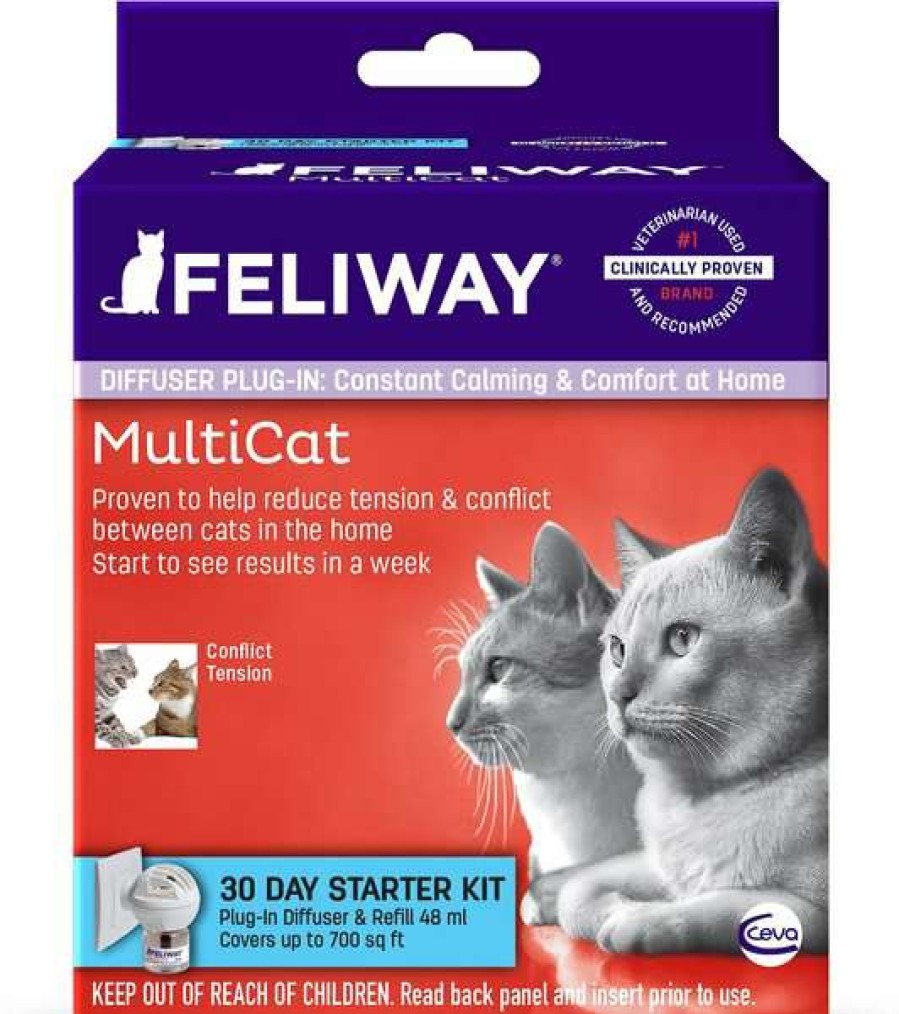 Cat * | Feliway Multicat 30 Day Starter Kit Calming Diffuser For Cats Online