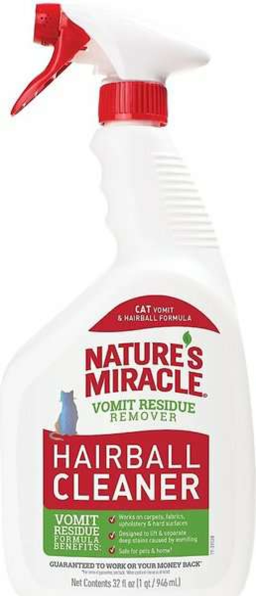 Cat * | Nature'S Miracle Miracle Hairball Cleaner Cat Spray, 32-Oz Bottle Online