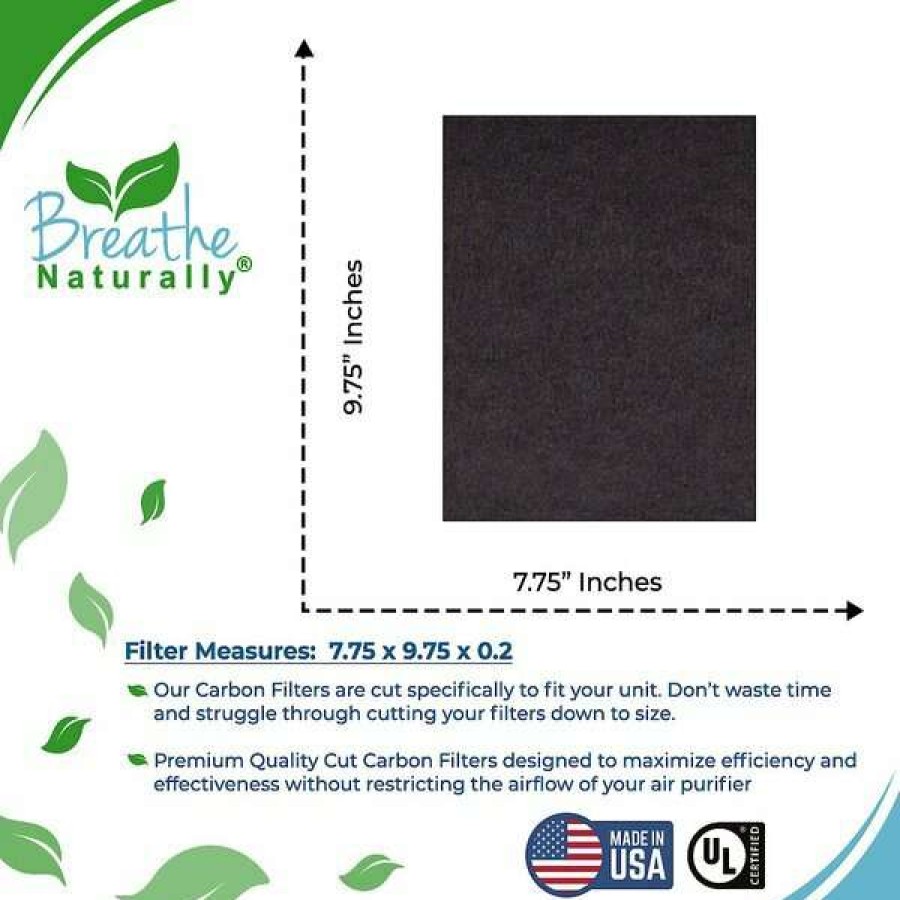 Cleaning & Potty * | Breathe Naturally Replacement Carbon Prefilters For Idylis "A" Iap-10-100 Series Air Purifiers Free Delivery