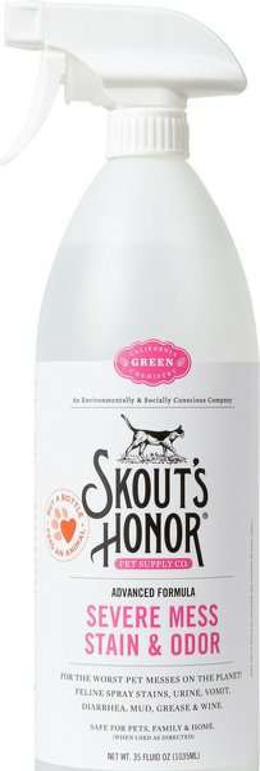 Cleaning & Potty * | Skout'S Honor Severe Mess Solution Dog & Cat Stain & Odor Cleaner, 35-Oz Bottle Discount