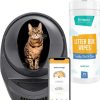 Cat * | Bundle: Whisker Litter-Robot 3 Wifi Enabled Automatic Self-Cleaning Cat Litter Box, Grey + Frisco Litter Box Cleaning Wipes, 40 Count Free Delivery