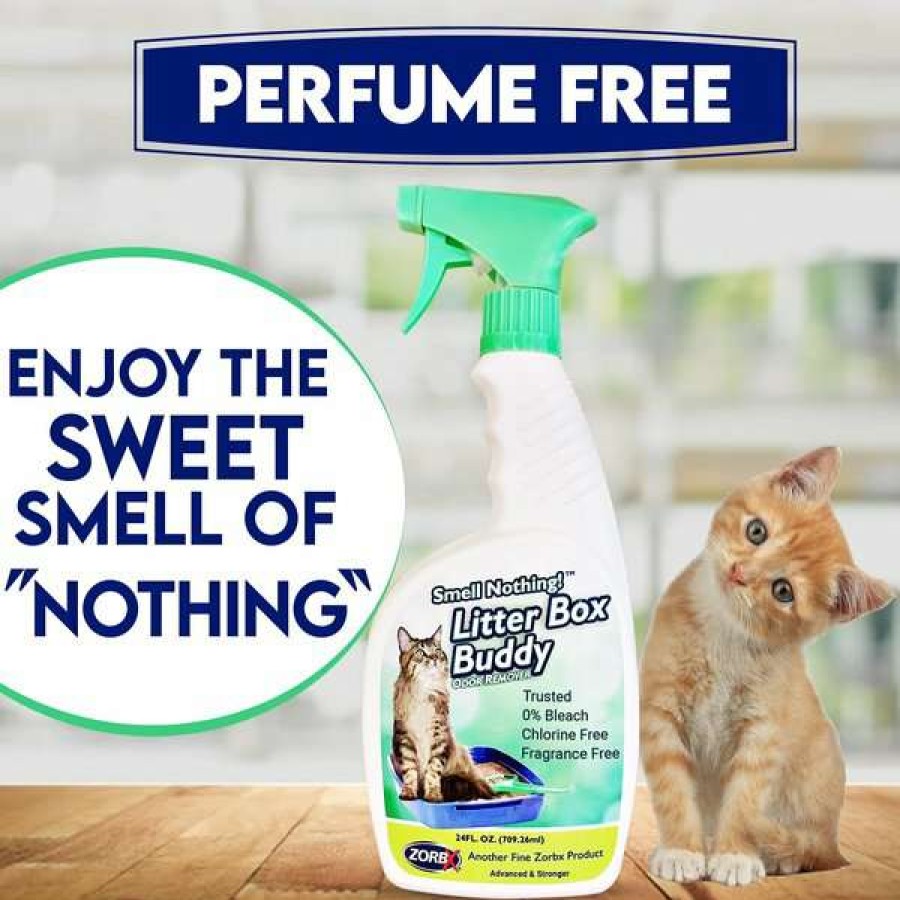 Cat * | Zorbx Smell Nothing Litter Box Buddy Odor Remover, 24-Oz Bottle Shop