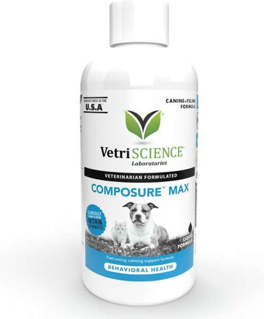 Cat * | Vetriscience Composure Liquid Calming Supplement For Cats & Dogs, 8-Oz Bottle Discount