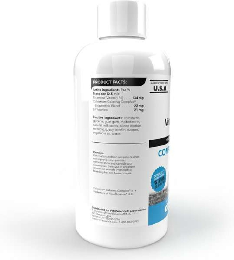 Cat * | Vetriscience Composure Liquid Calming Supplement For Cats & Dogs, 8-Oz Bottle Discount