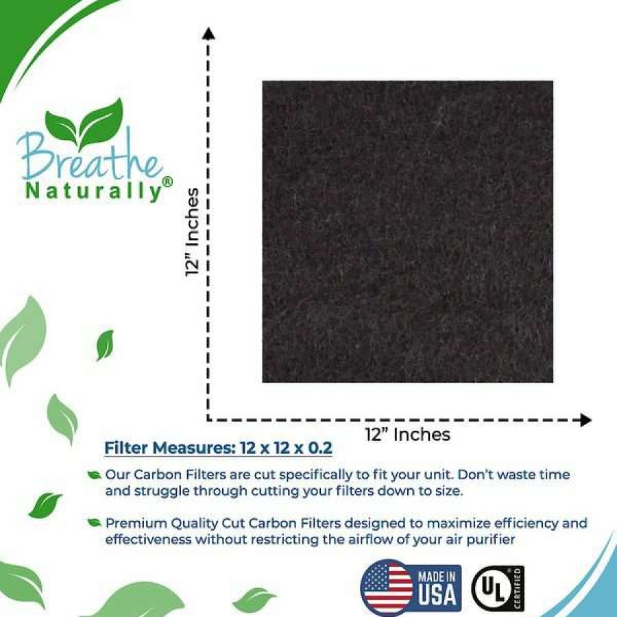 Cleaning & Potty * | Breathe Naturally Replacement Cat Litter Box Carbon Filter Hot Sale