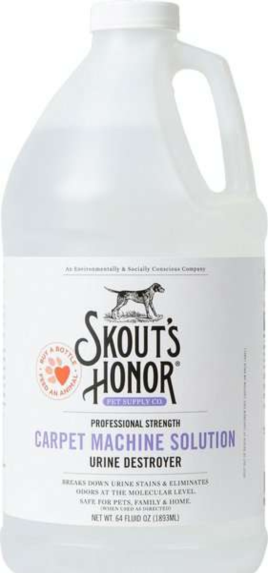 Cleaning & Potty * | Skout'S Honor Carpet Machine Solution, 64-Oz Bottle Outlet