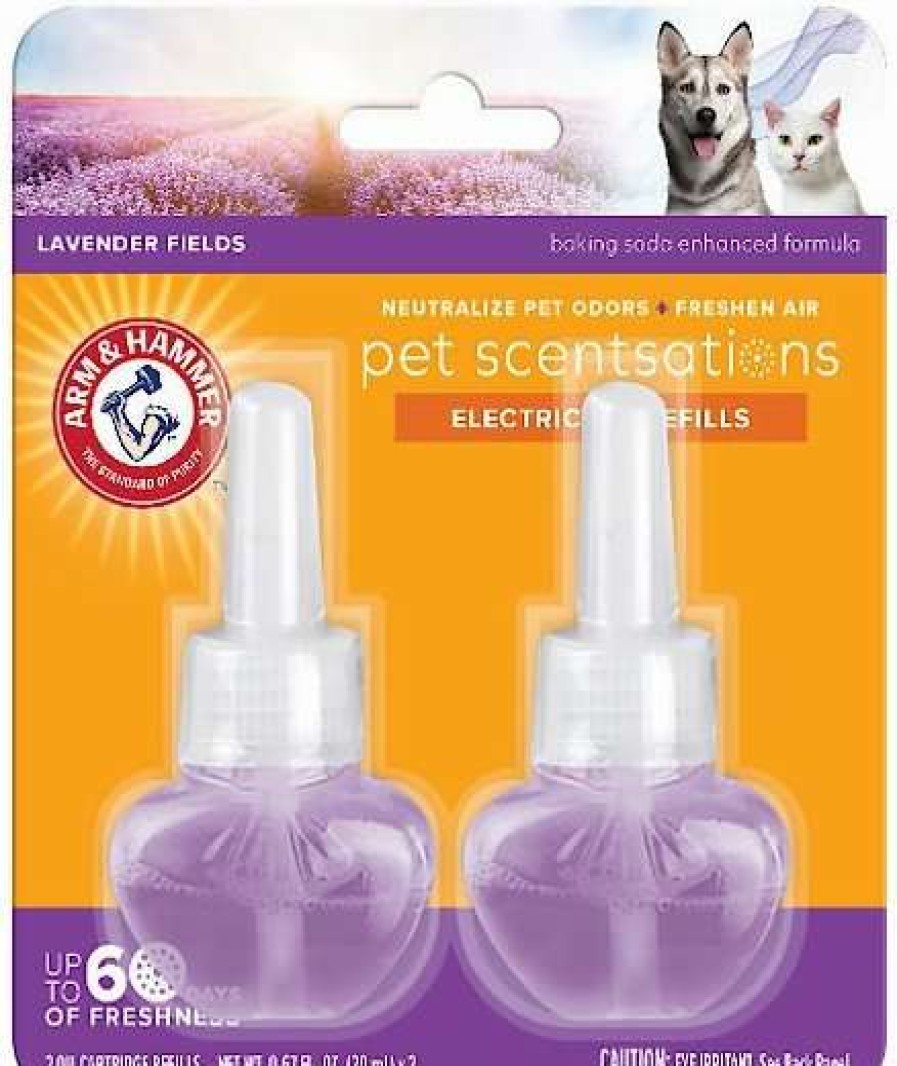 Cleaning & Potty * | Arm & Hammer Pet Scentsations Lavender Fields Electric Oil Diffuser Refills, 2 Count Sale