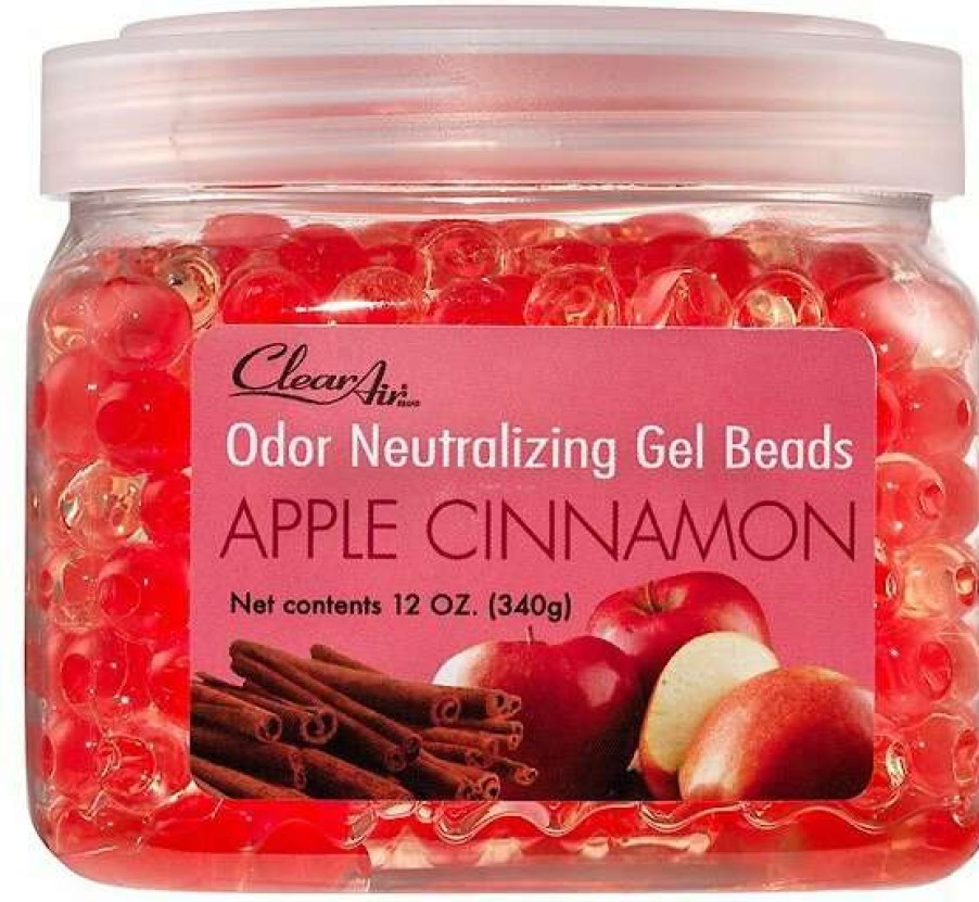 Cleaning & Potty * | Clear Air Apple Cinnamon Neutralizing Gel Beads 12-Oz Jar Online