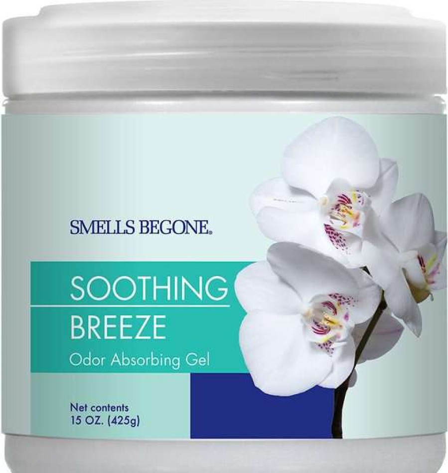 Cleaning & Potty * | Smells Begone Soothing Breeze Odor Absorbing Solid Gel, 15-Oz Jar Store