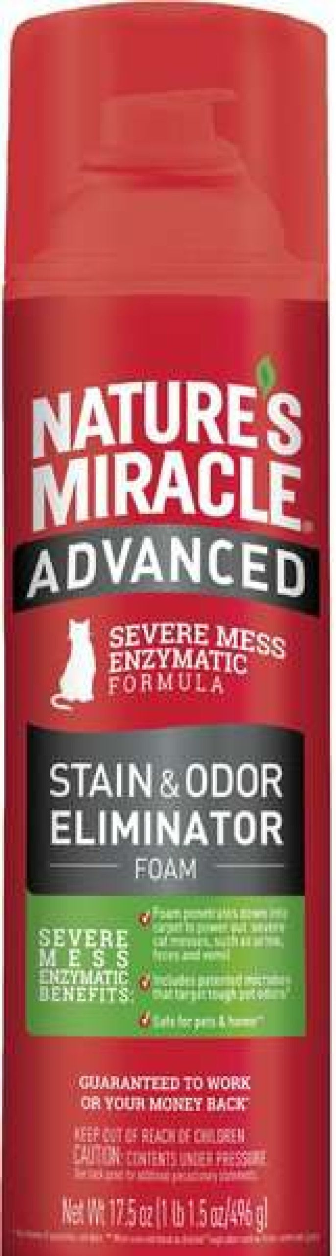 Cat * | Nature'S Miracle Advanced Cat Stain & Odor Eliminator Foam, 17.5-Oz Bottle Hot Sale