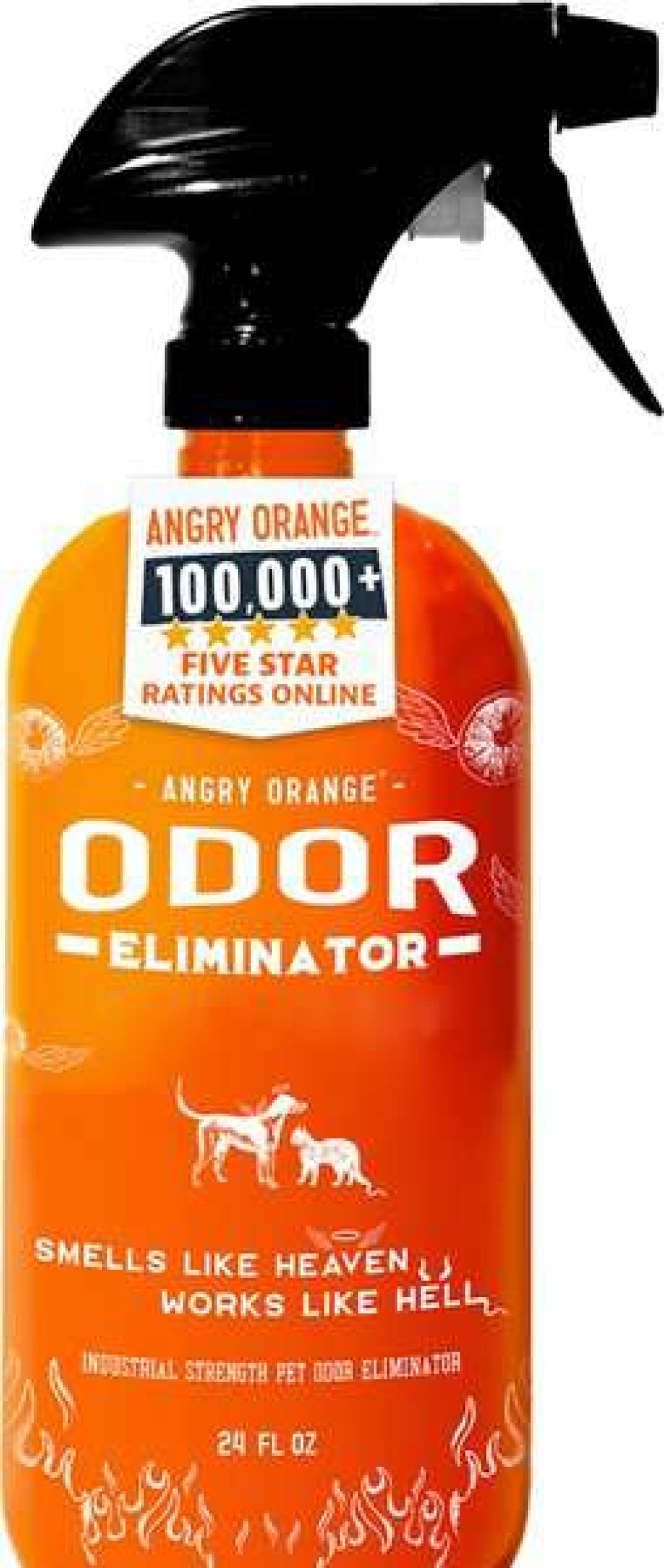 Cleaning & Potty * | Angry Orange Pet Odor Eliminator Spray, 24-Oz Bottle Online