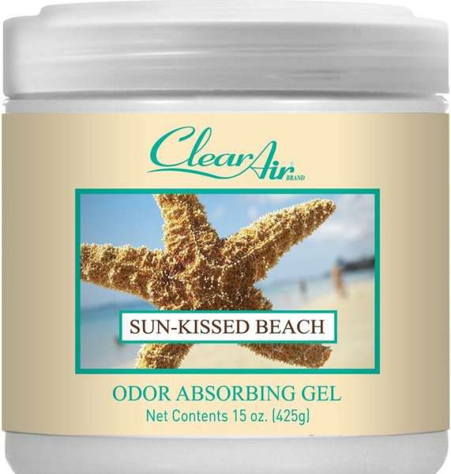 Cleaning & Potty * | Clear Air Odor Sun Kissed Beach Absorbing Solid Gel, 15-Oz Jar Sale