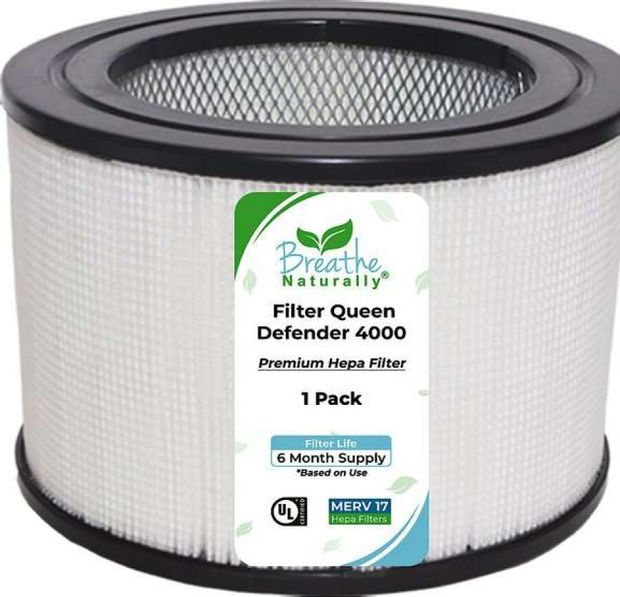 Cleaning & Potty * | Breathe Naturally Replacement Hepa Filter For Filter Queen Defender 4000 Series Air Purifiers Sale