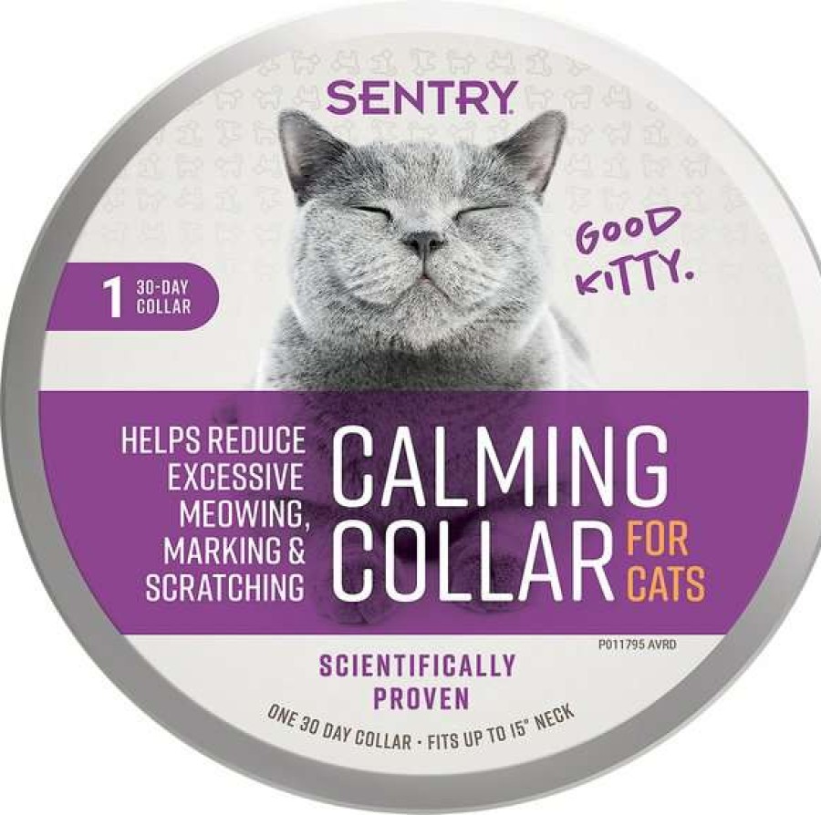 Cat * | Sentry Good Behavior Calming Collar For Cats, Up To 15-In Neck Free Delivery