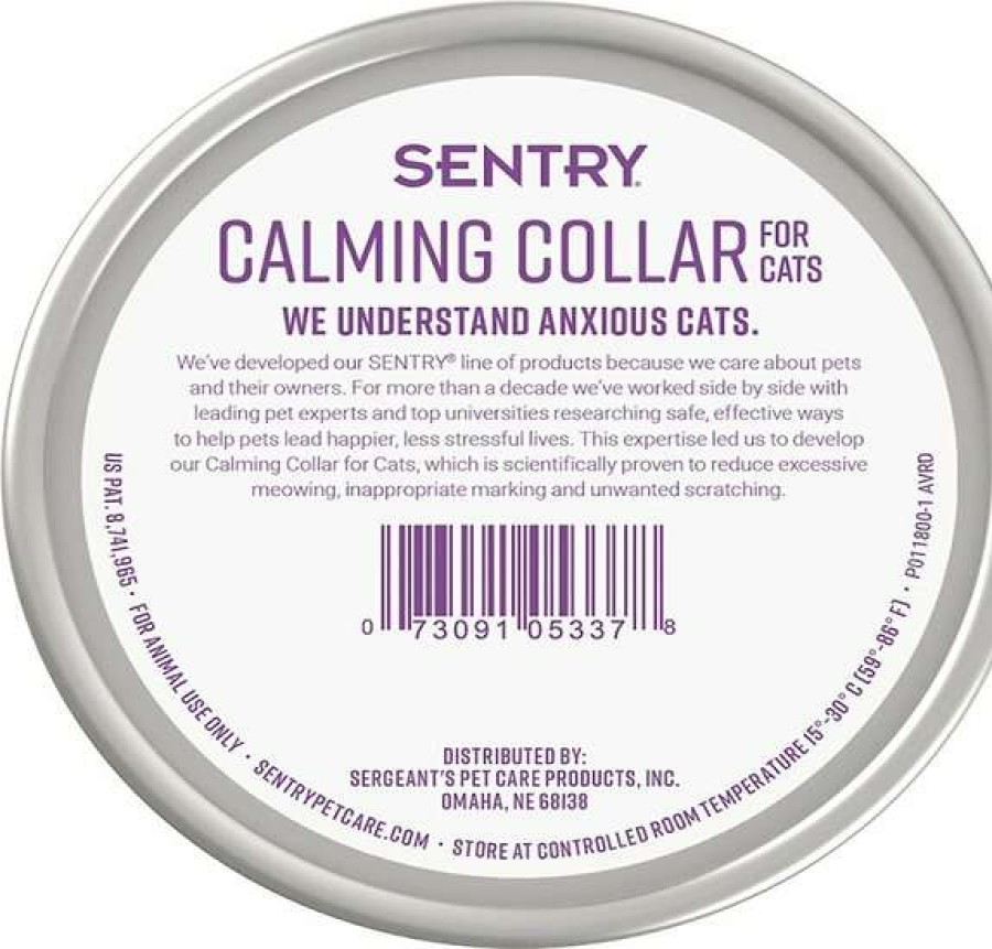 Cat * | Sentry Good Behavior Calming Collar For Cats, Up To 15-In Neck Free Delivery