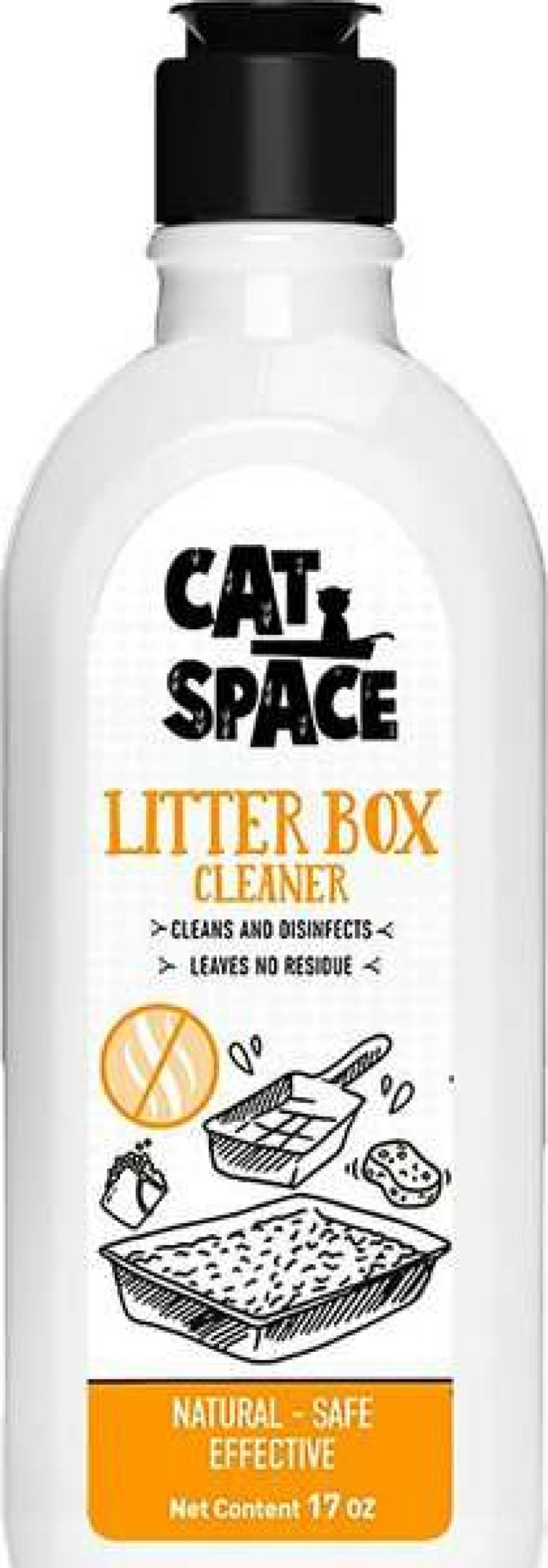 Cat * | Cat Space Cat Litter Box Cleaner, 17-Oz Bottle Online