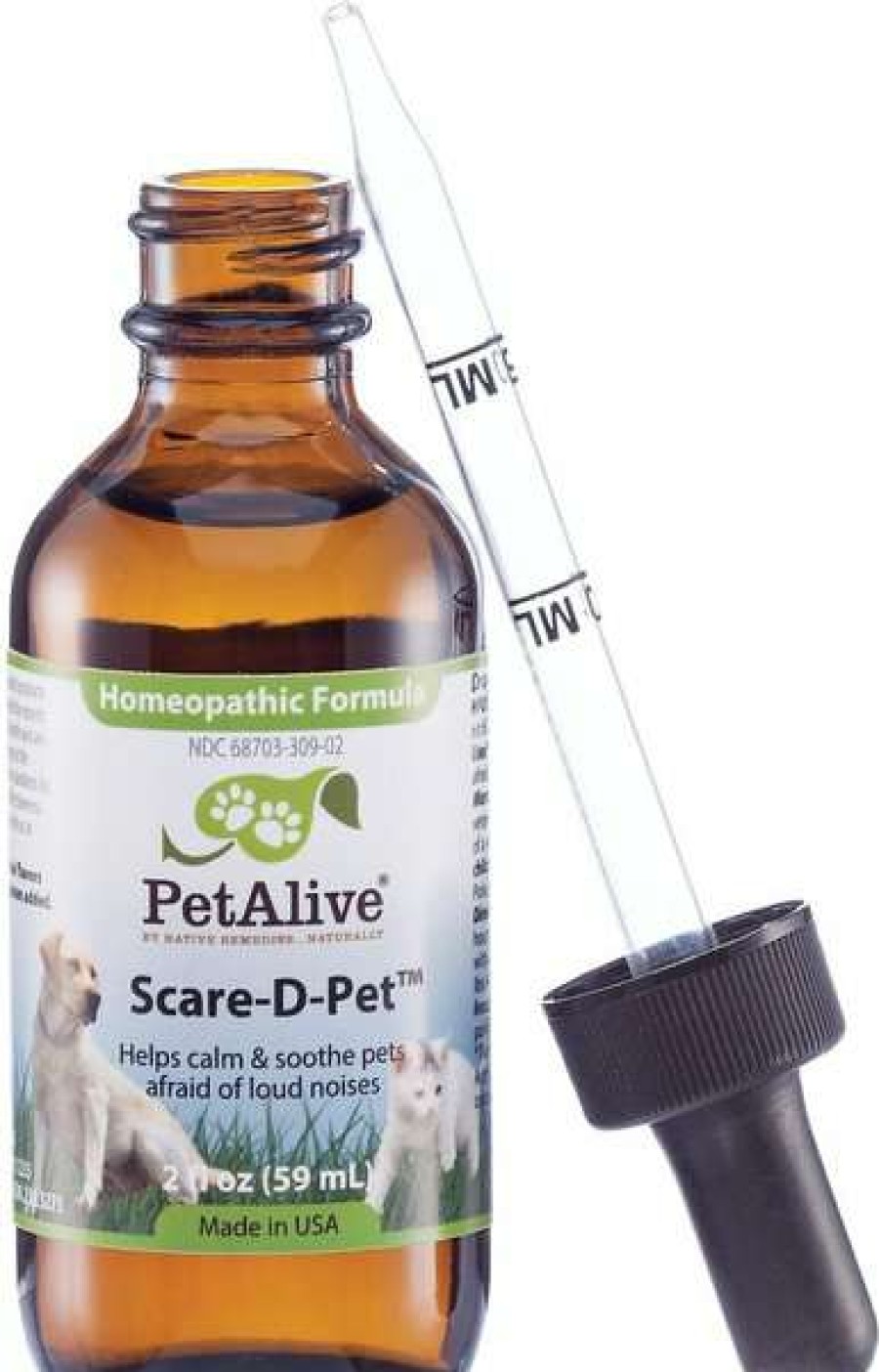 Cat * | Petalive Scare-D-Pet Loud Noise Calming Dog & Cat Supplement, 2-Oz Bottle Online