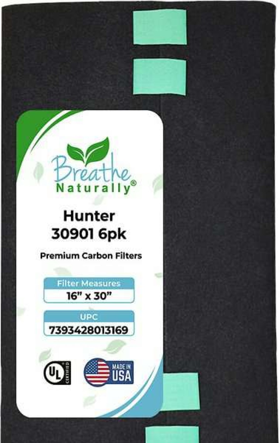 Cleaning & Potty * | Breathe Naturally Replacement Carbon Prefilter For Hunter 30901, 6 Count Outlet