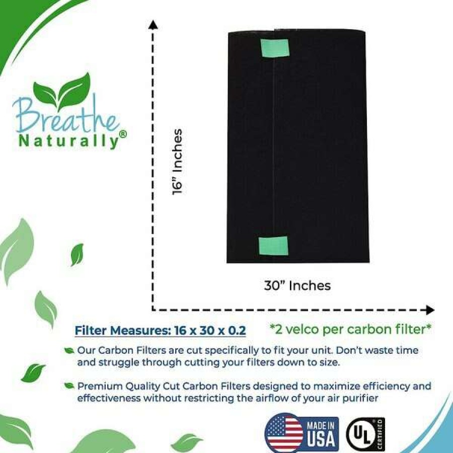 Cleaning & Potty * | Breathe Naturally Replacement Carbon Prefilter For Hunter 30901, 6 Count Outlet