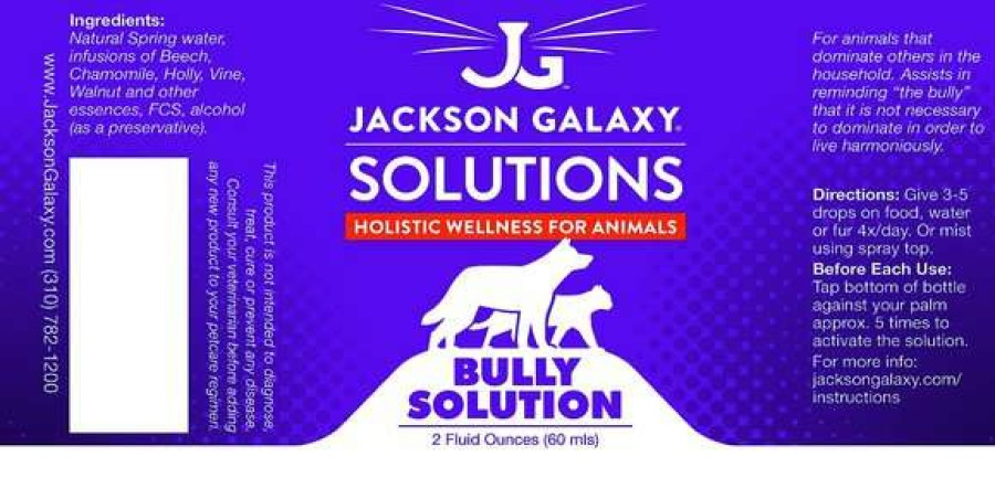 Cat * | Jackson Galaxy Solutions Bully Pet Aromatherapy For Dogs & Cats, 2-Oz Online