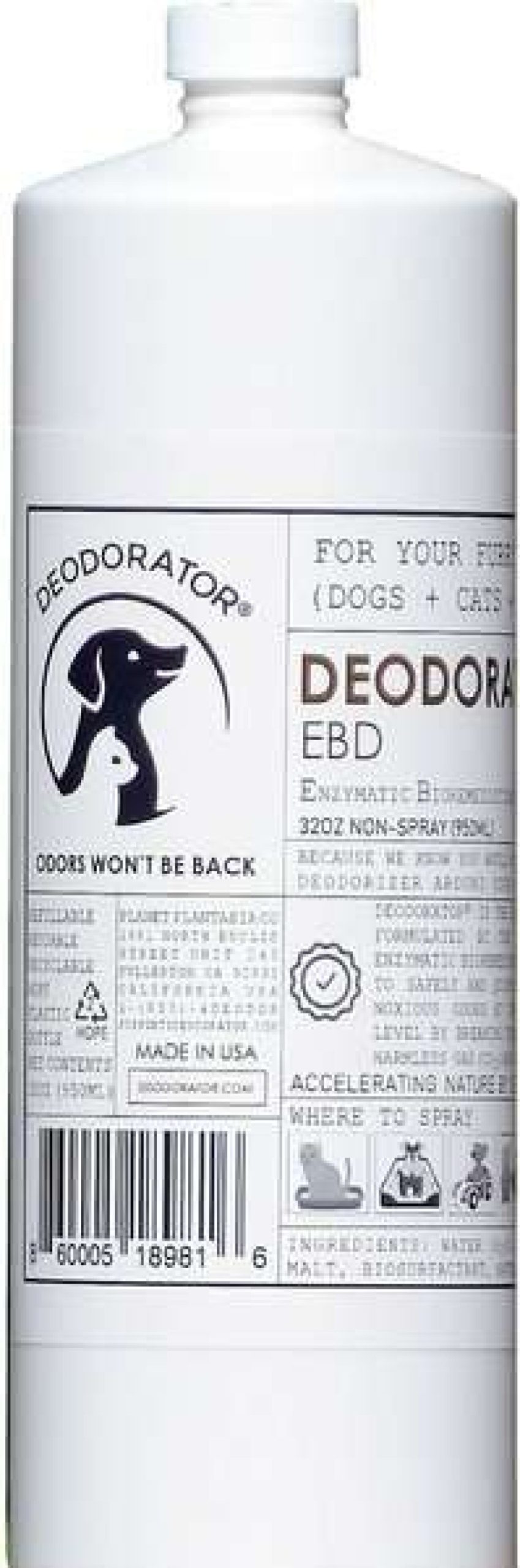 Cleaning & Potty * | Deodorator Ebd Cat & Dog Deodorizer, 32-Oz Bottle Online