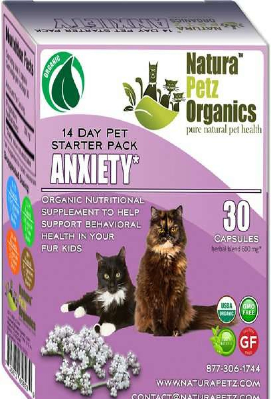 Cat * | Natura Petz Organics Anxiety Starter Pack Cat Supplement, 30 Count Discount