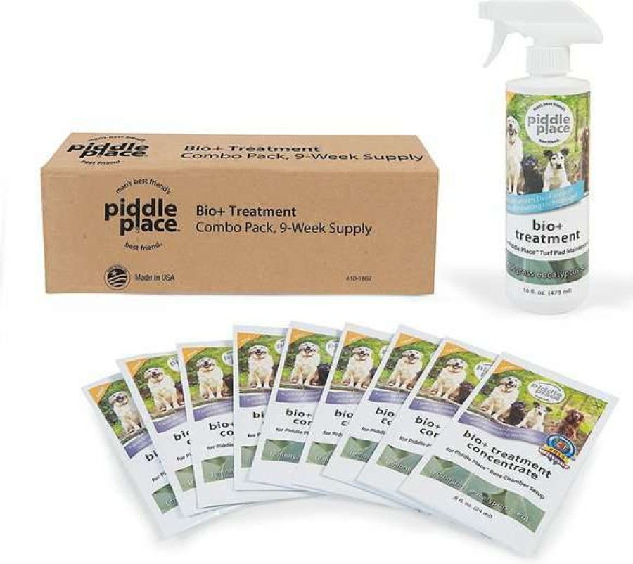 Cleaning & Potty * | Piddle Place Bio+ Treatment Turf Pad Maintenance For Dogs & Cats, Combo Pack Online