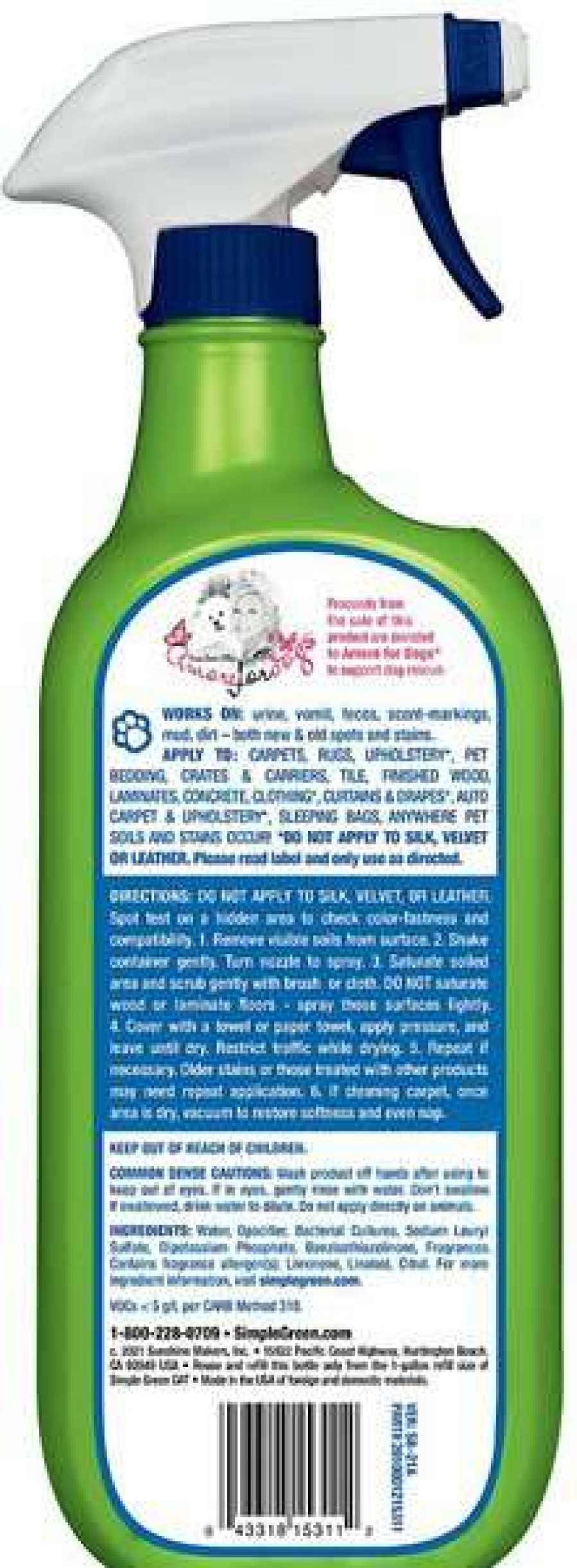 Cat * | Simple Green Cat Stain & Odor Remover, 32-Oz Bottle Store