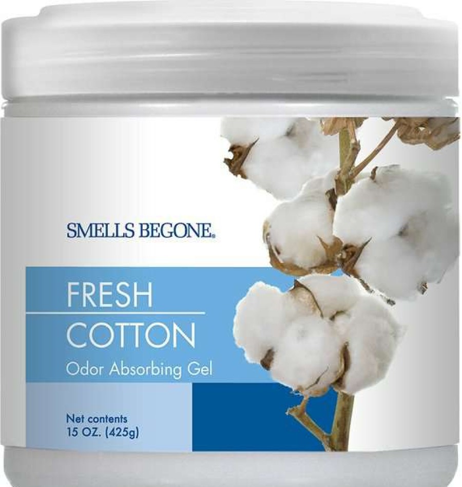 Cleaning & Potty * | Smells Begone Fresh Cotton Odor Absorbing Solid Gel, 15-Oz Jar Promotions