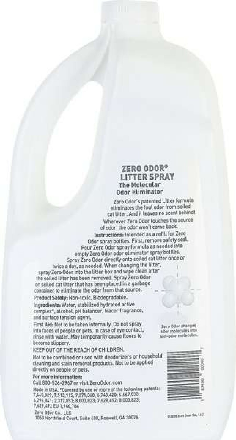 Cleaning & Potty * | Zero Odor Litter Spray & Pet Odor Eliminator, 64-Oz Bottle Shop