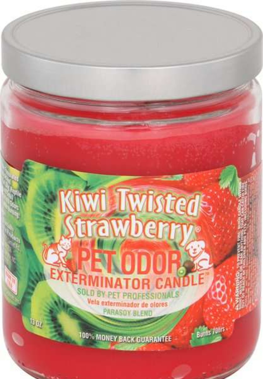 Home Goods * | Pet Odor Exterminator Kiwi Twisted Strawberry Deodorizing Candle Jar, 13-Oz Jar Promotions