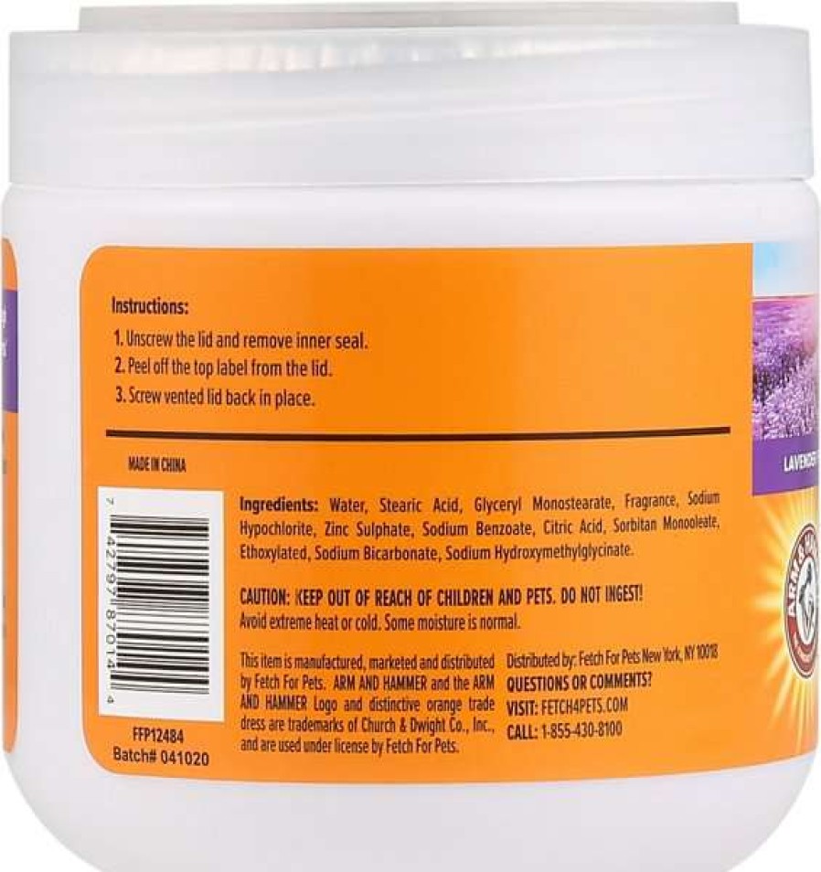 Cleaning & Potty * | Arm & Hammer Pet Scentsations Lavender Fields Solid Pet Deodorizer, 12-Oz Jar Sale