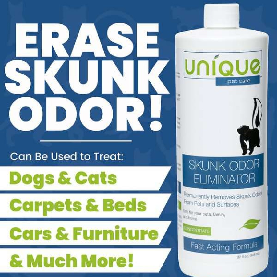 Cleaning & Potty * | Unique Pet Care Skunk Odor Eliminator Dog & Cat Concentrate, 32-Oz Bottle Shop