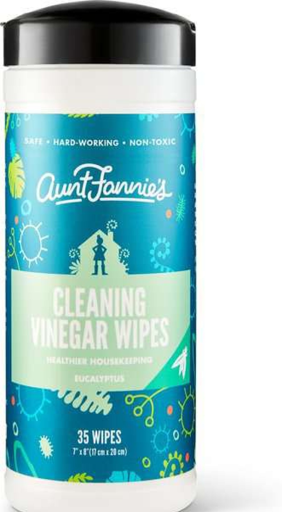 Cleaning & Potty * | Aunt Fannie'S Cleaning Vinegar Eucalyptus Wipes, 35 Count Shop