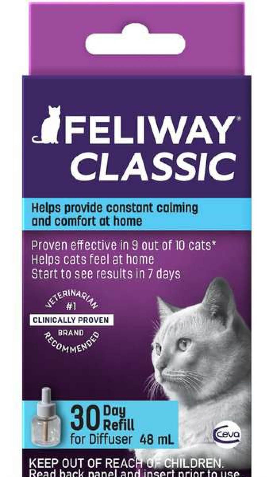 Cat * | Feliway Classic Calming Diffuser Refill For Cats, 30 Day Free Delivery