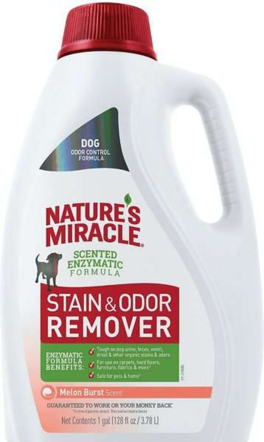 Cleaning & Potty * | Nature'S Miracle Dog Enzymatic Stain & Odor Remover, Melon Burst Scent, 1-Gal Bottle Free Delivery