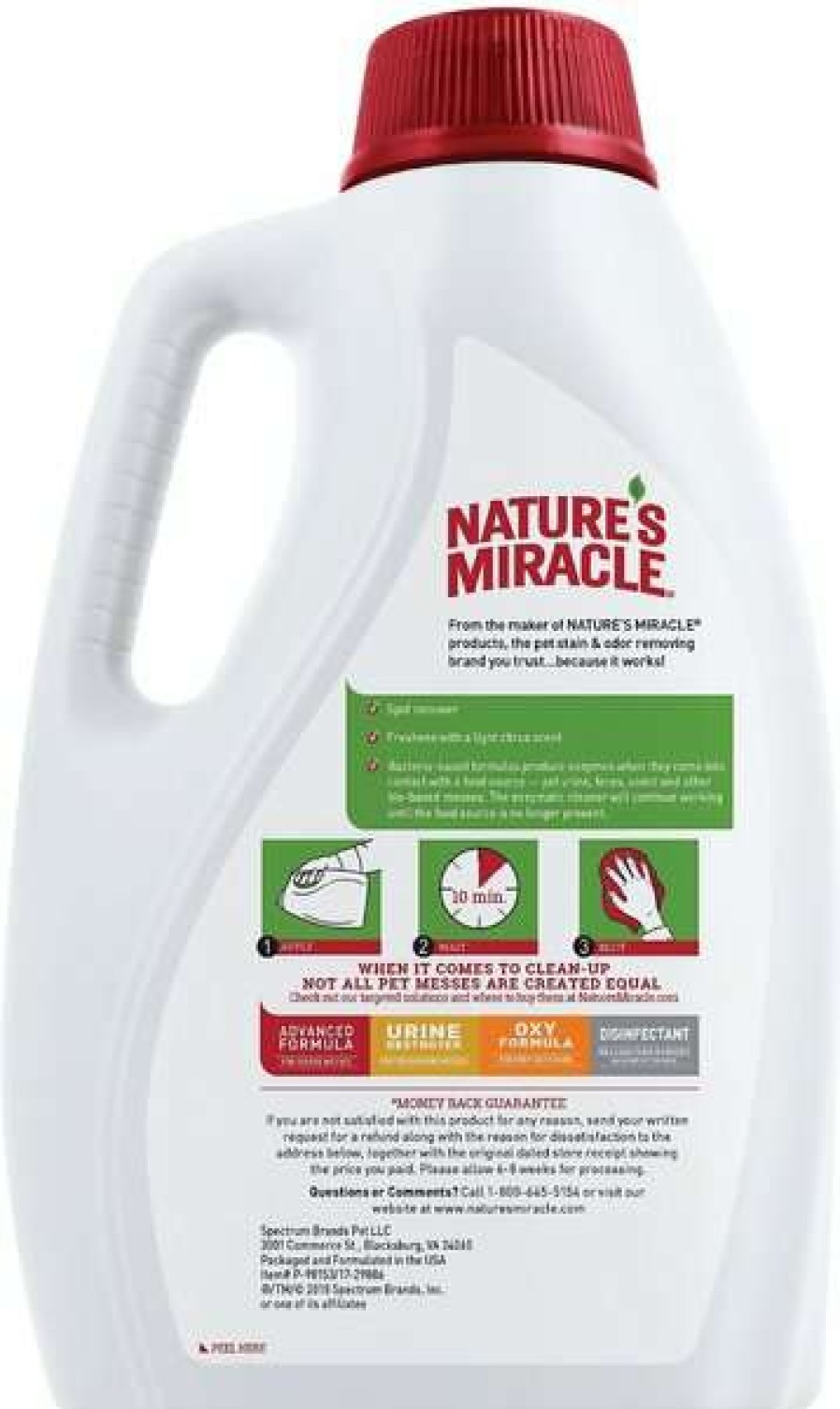 Cleaning & Potty * | Nature'S Miracle Dog Enzymatic Stain & Odor Remover, Melon Burst Scent, 1-Gal Bottle Free Delivery