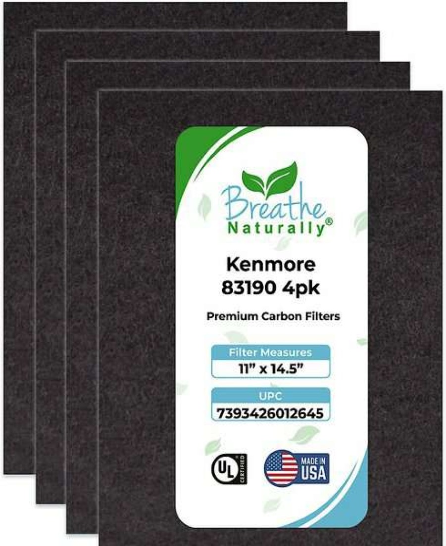 Cleaning & Potty * | Breathe Naturally Replacement Carbon Prefilters For Kenmore 83190 Series Air Purifiers, 4 Count Online