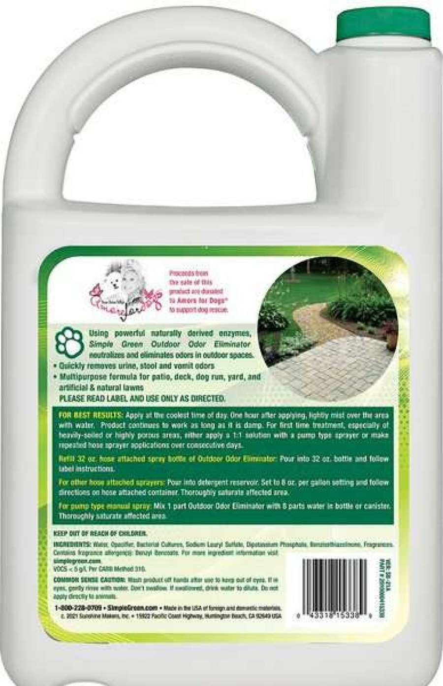 Cleaning & Potty * | Simple Green Outdoor Dog & Cat Odor Eliminator Sale