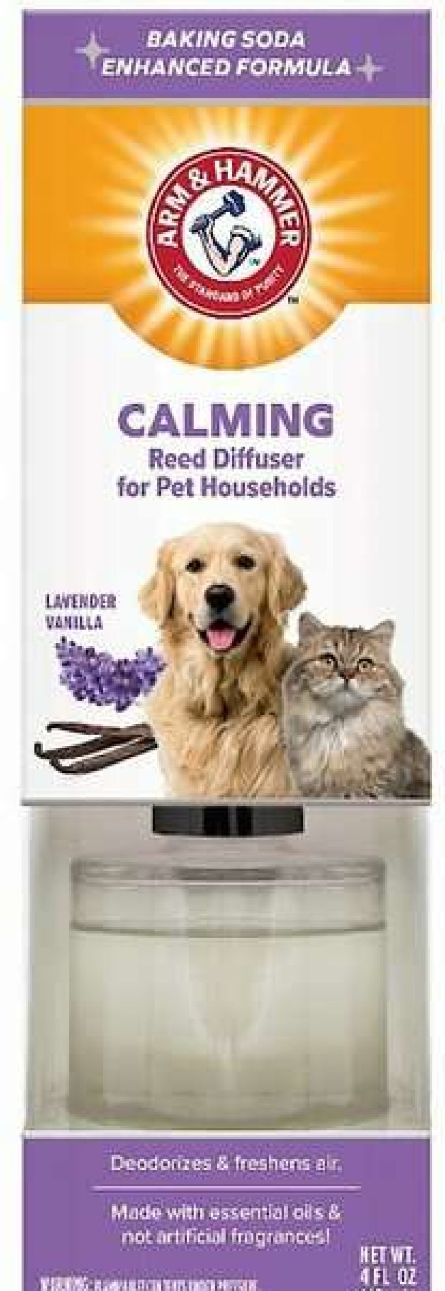 Cleaning & Potty * | Arm & Hammer Calming Lavender Vanilla Pet Households Reed Diffuser, 4-Oz Jar Outlet