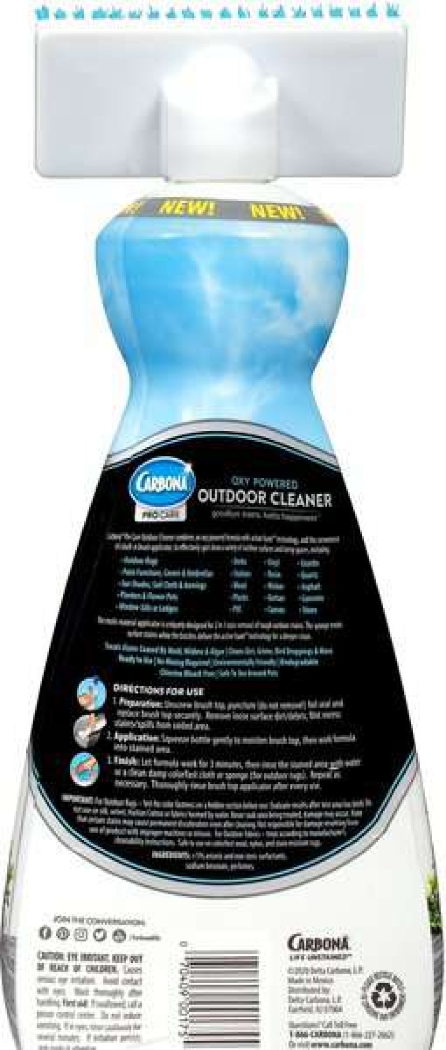 Cleaning & Potty * | Carbona Pro Care Oxy Powered Outdoor Cleaner, 22-Oz Bottle Outlet